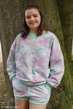 Preview: French Terry Cloudy Pastell by Swafing von Christiane Zielinski